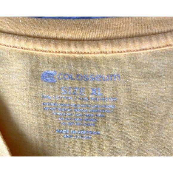 Colosseum LSU Women's Yellow V-Neck Shirt With Small Rhinestones XL fits like L - Picture 4 of 9